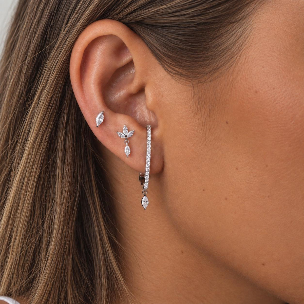 Crescent Bar Earrings