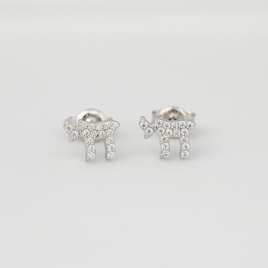 Diamond Chai Studs