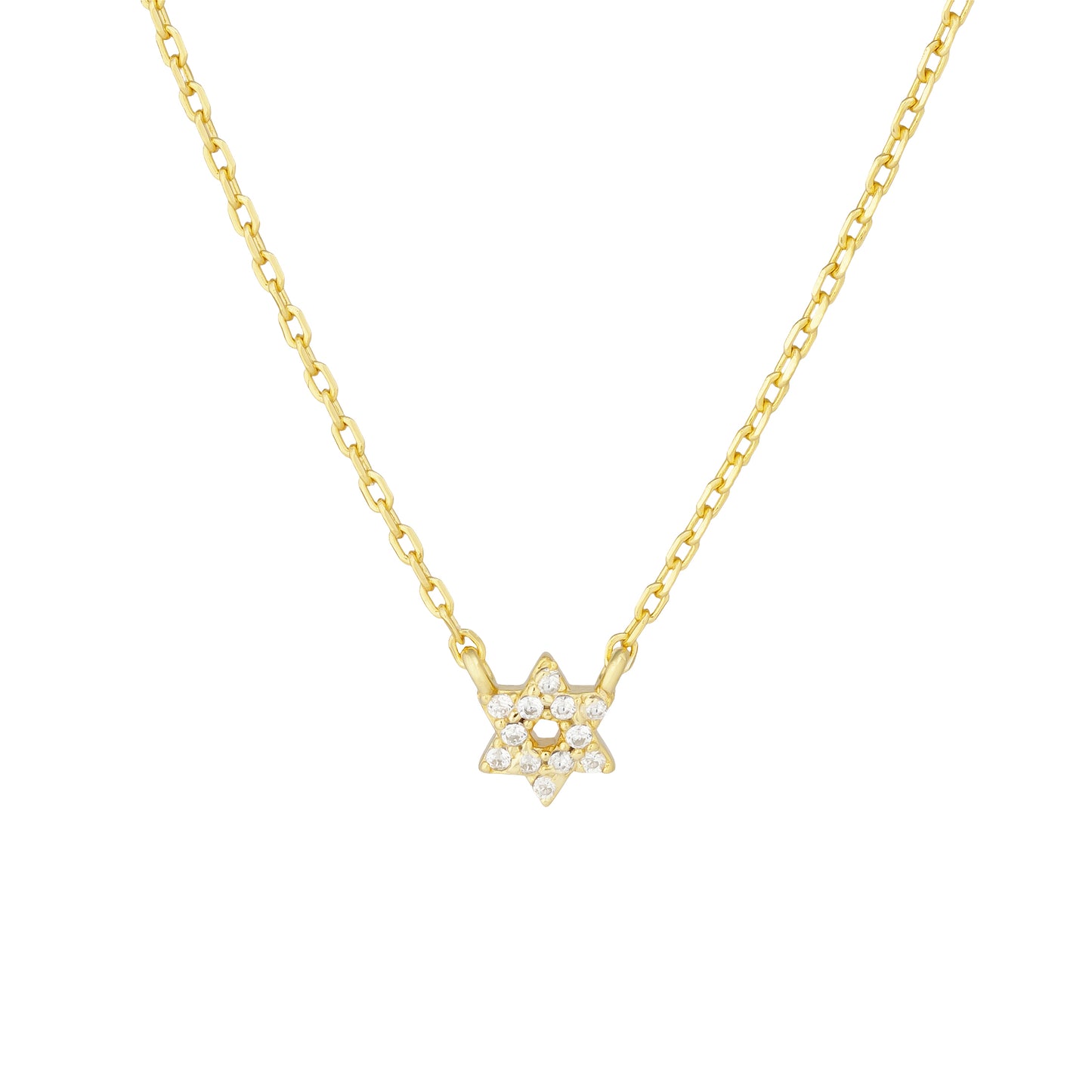 Tiny Magen David Girls Necklace