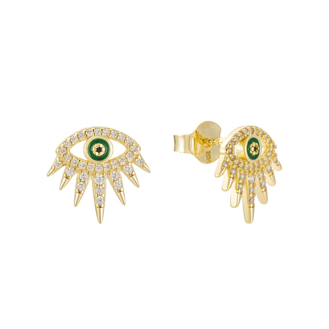 Edgy Eye Studs