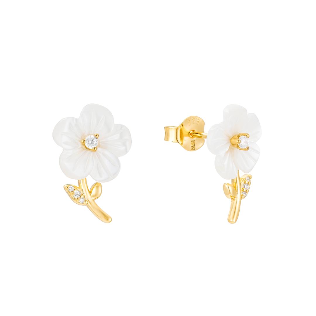 Celine Small Flower Studs