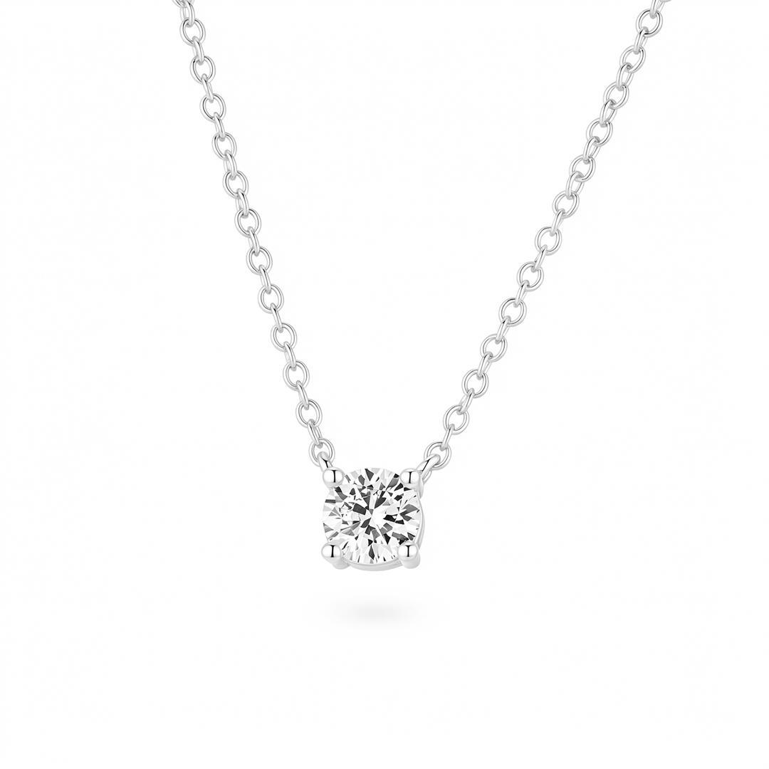Perfect Solitaire Necklace