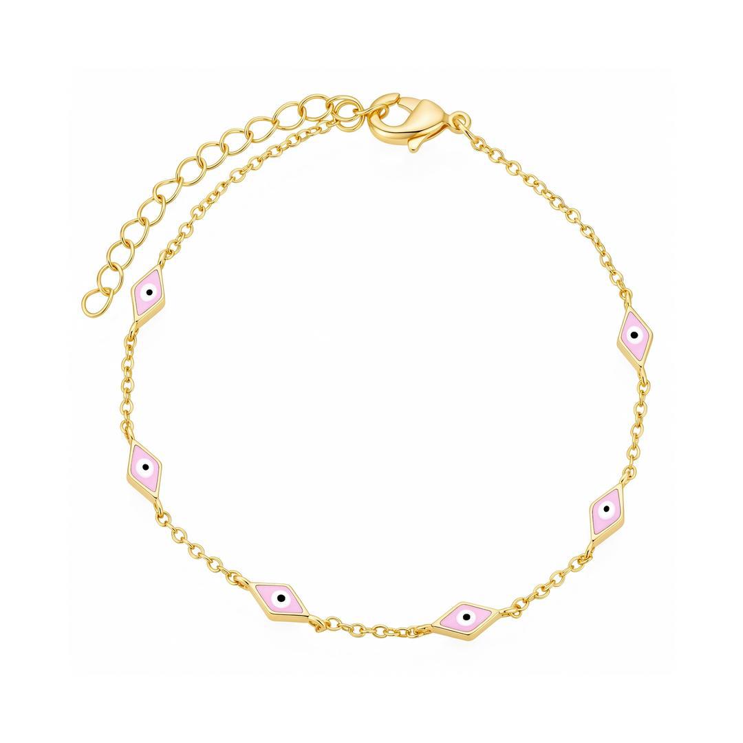Mini Enamel Eye Bracelet