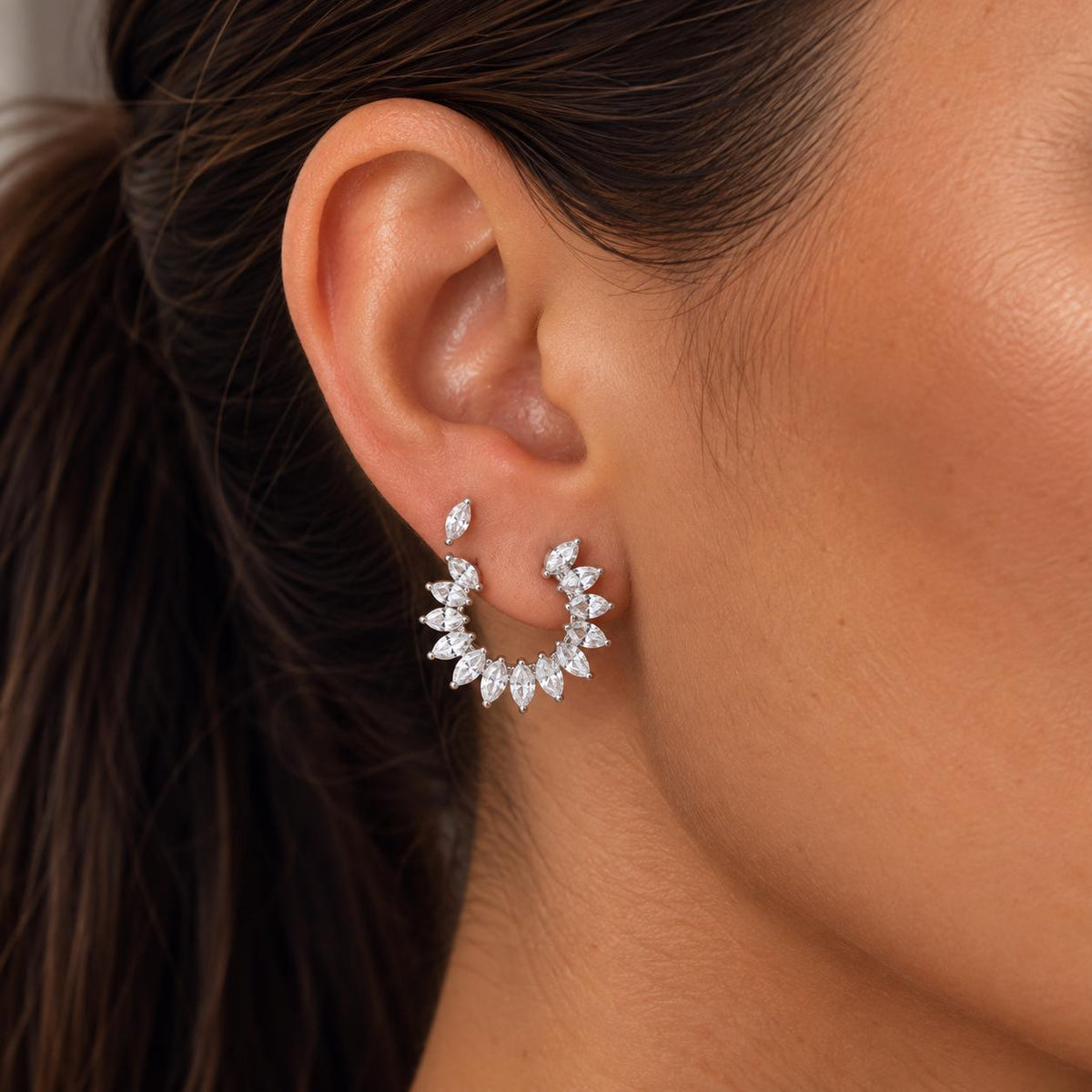 Lily-Pad Earrings