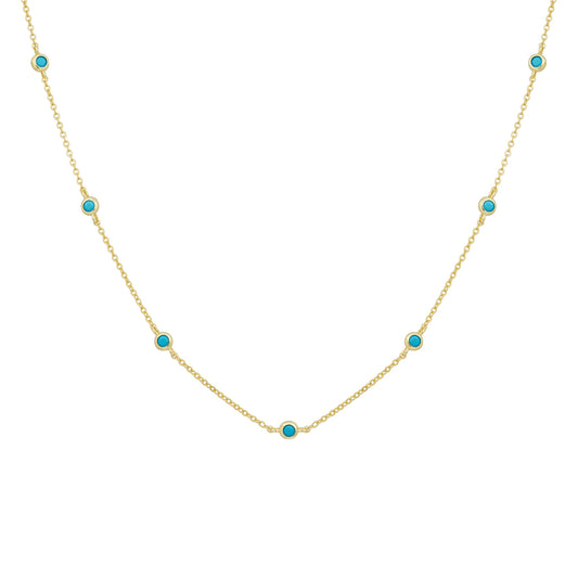 16 in. Bezel Necklace