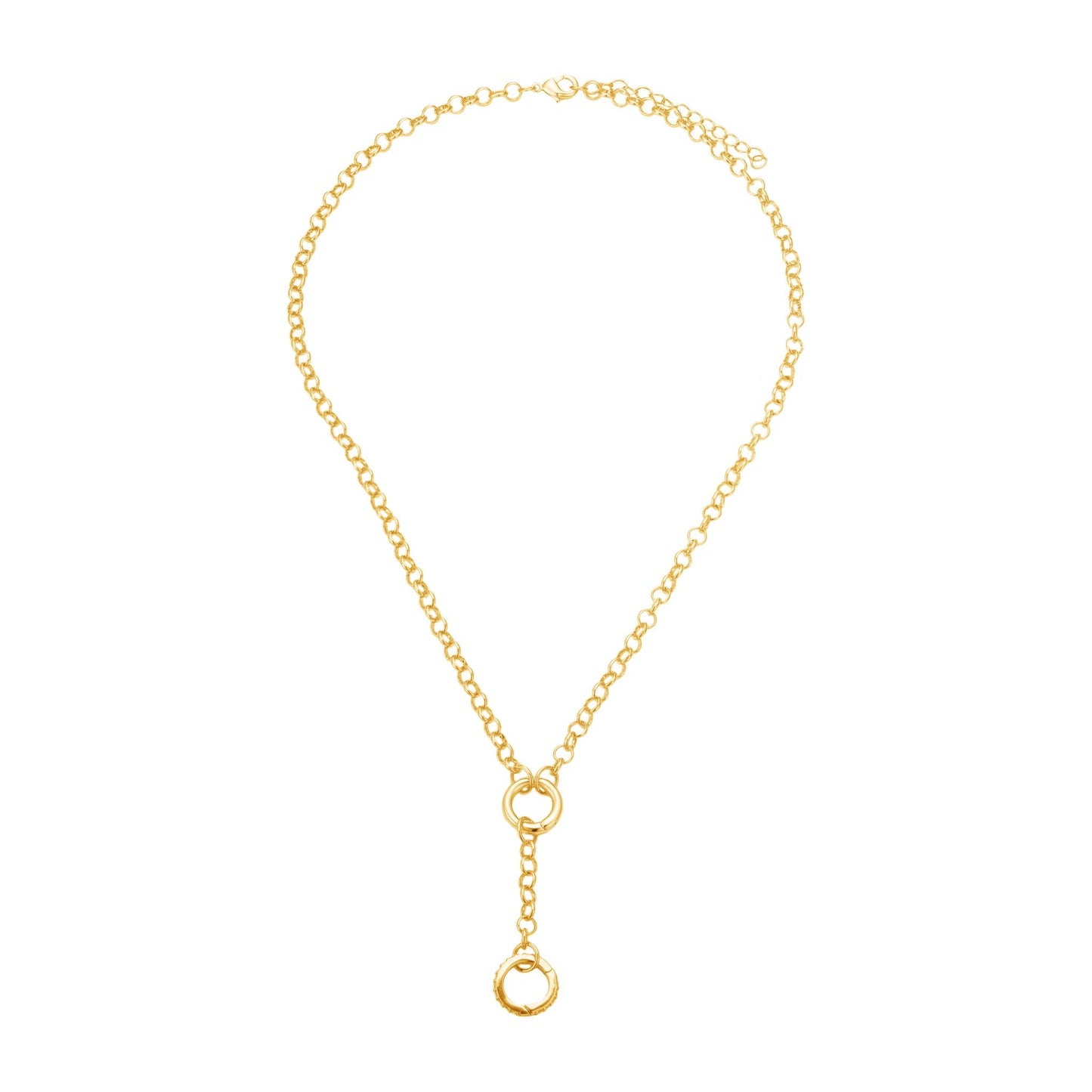Roundabout Lariat Necklace