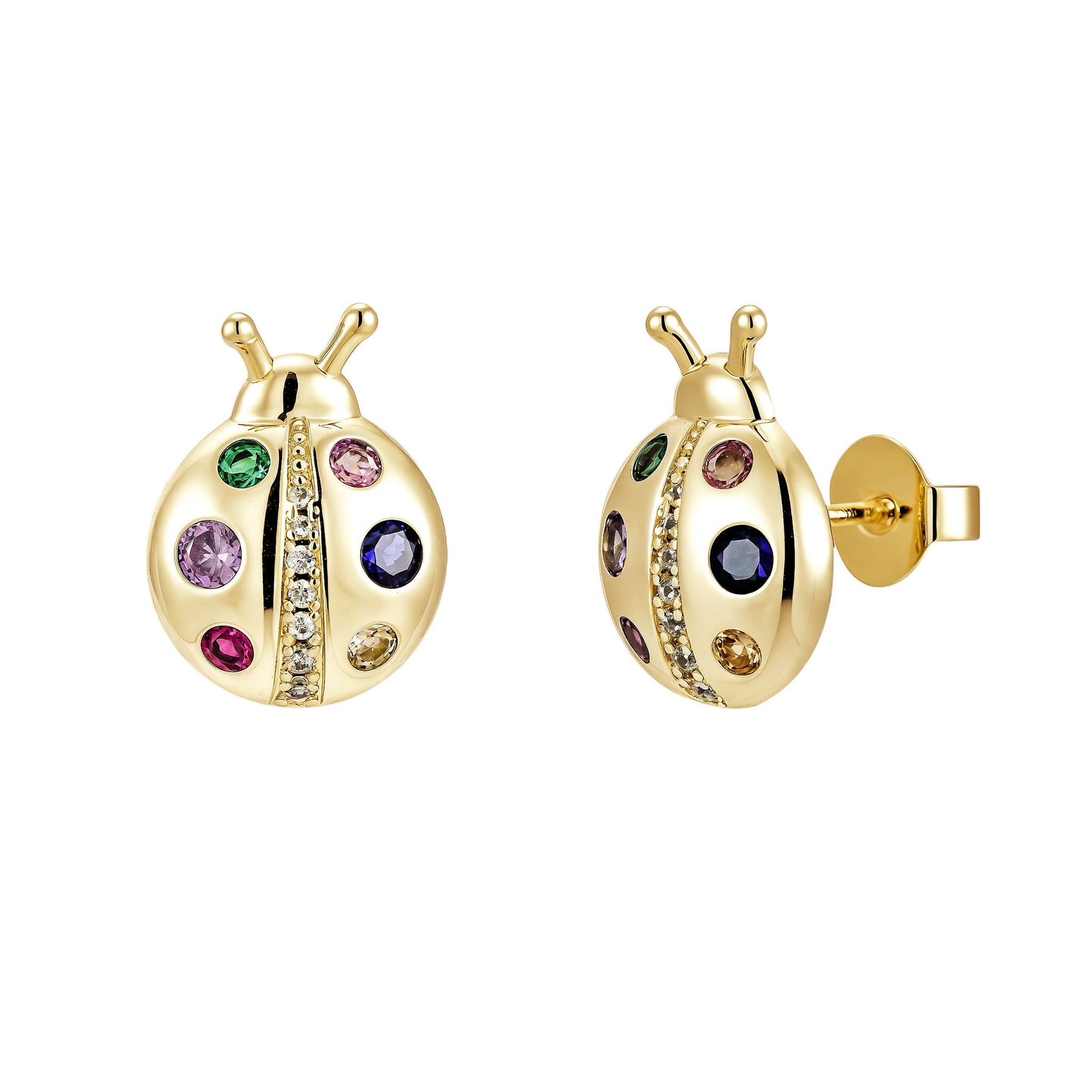 Lady Bug Studs