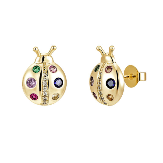 Lady Bug Studs