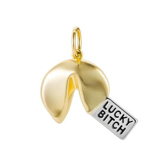 Lucky B*tch Fortune Cookie Charm