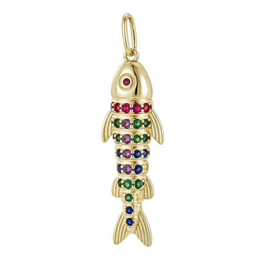 Multicolor Sardine Charm