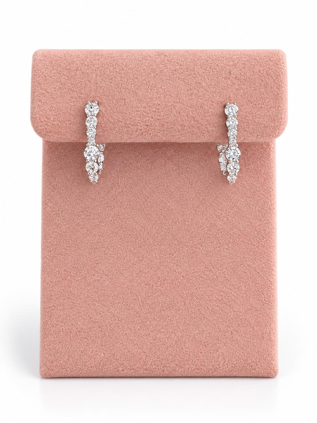 Stones Huggies Earrings