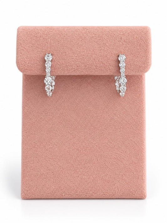 Stones Huggies Earrings