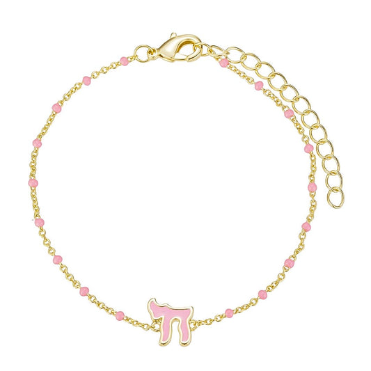 Enamel Chai Bracelet