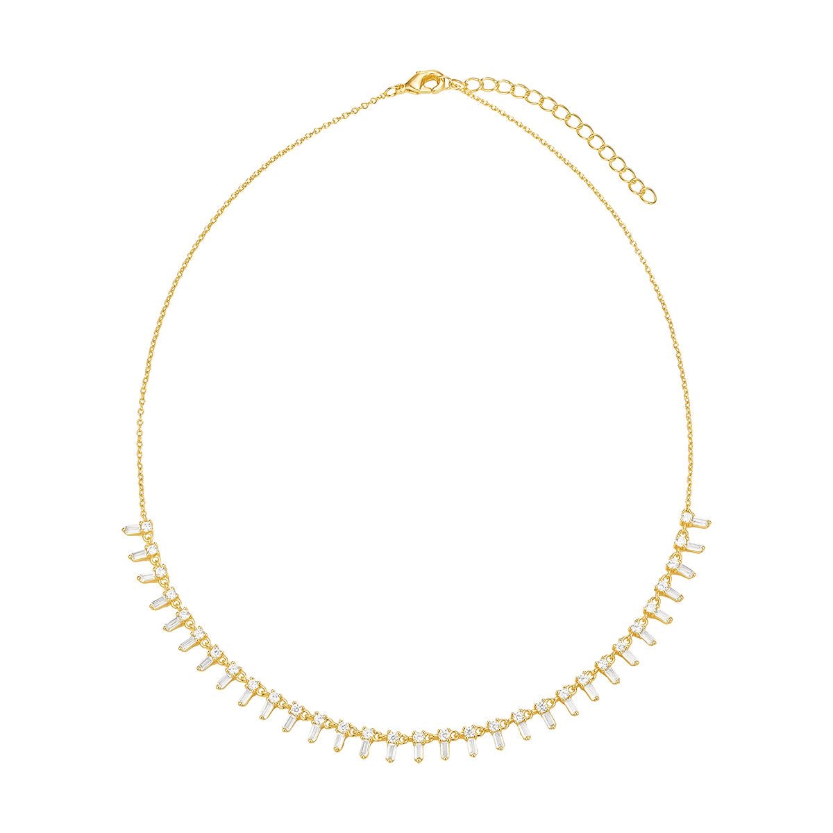 Baguette Necklace