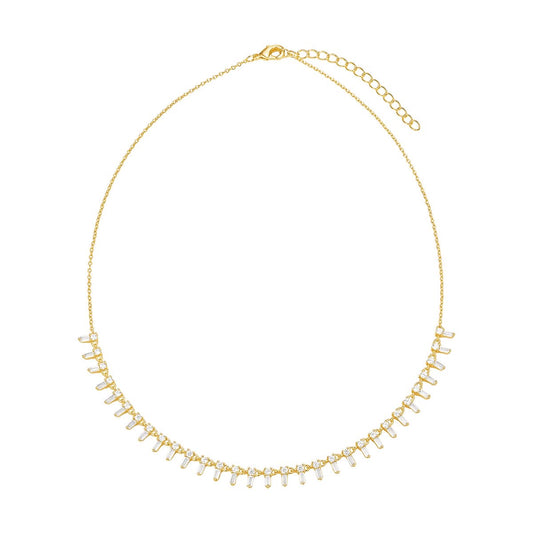 Baguette Necklace