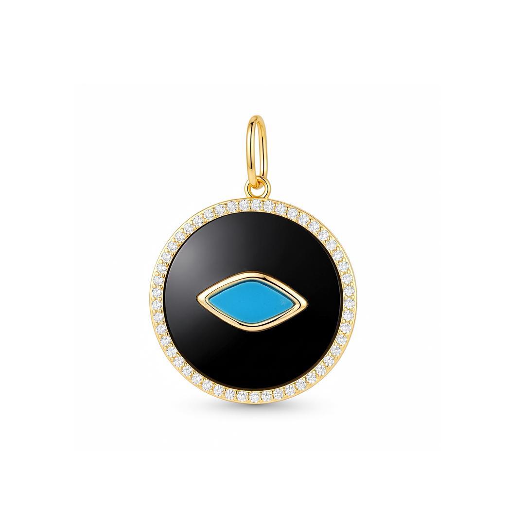 Stone Evil Eye Charm
