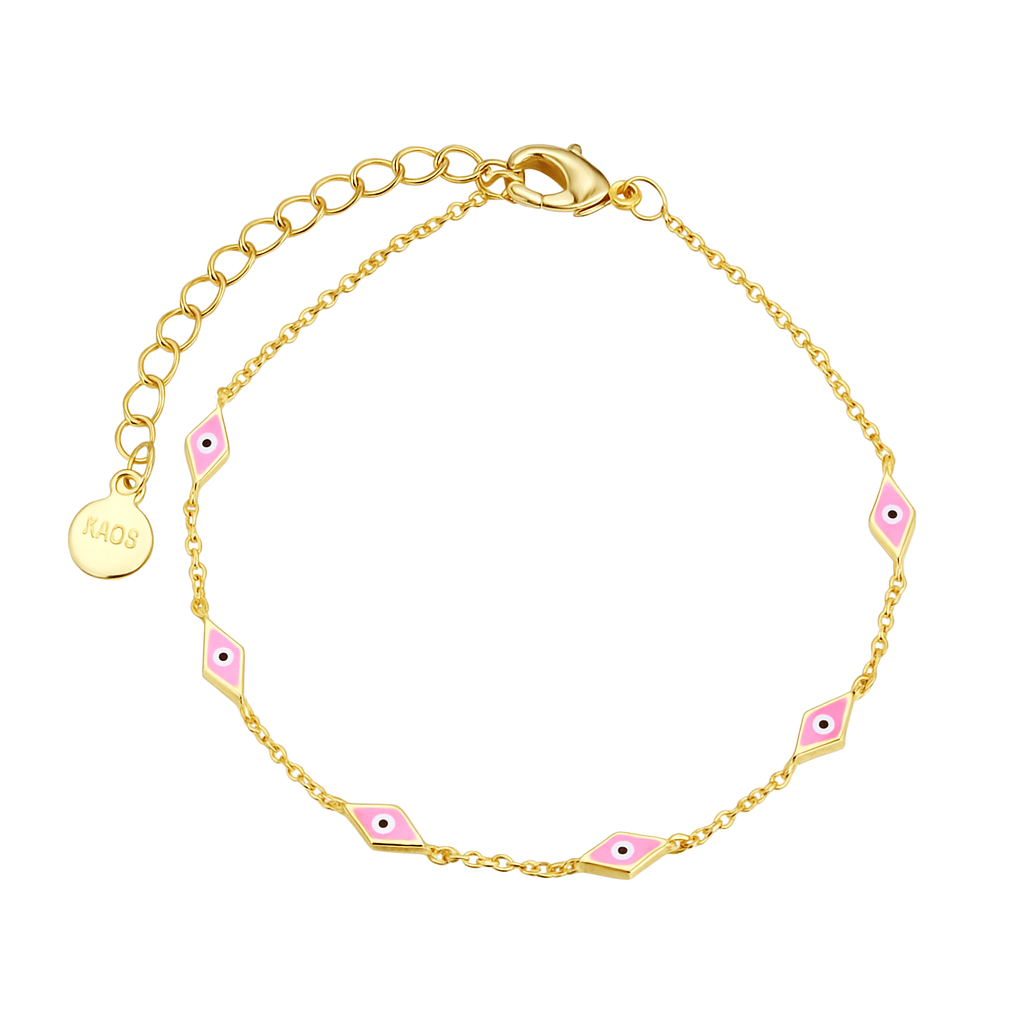 Mini Enamel Eye  Bracelet