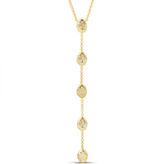 Diamond Pebble Necklace