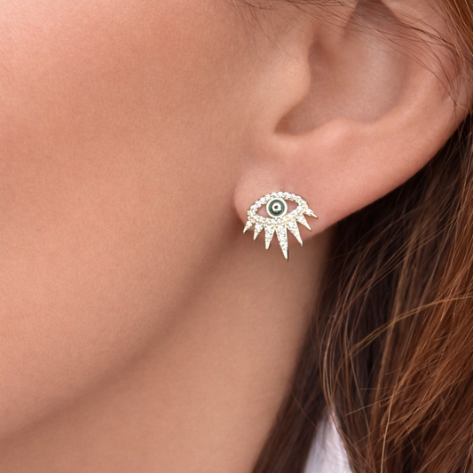 Edgy Eye Studs