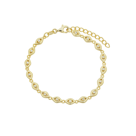 Golden Evil Eye Bracelet