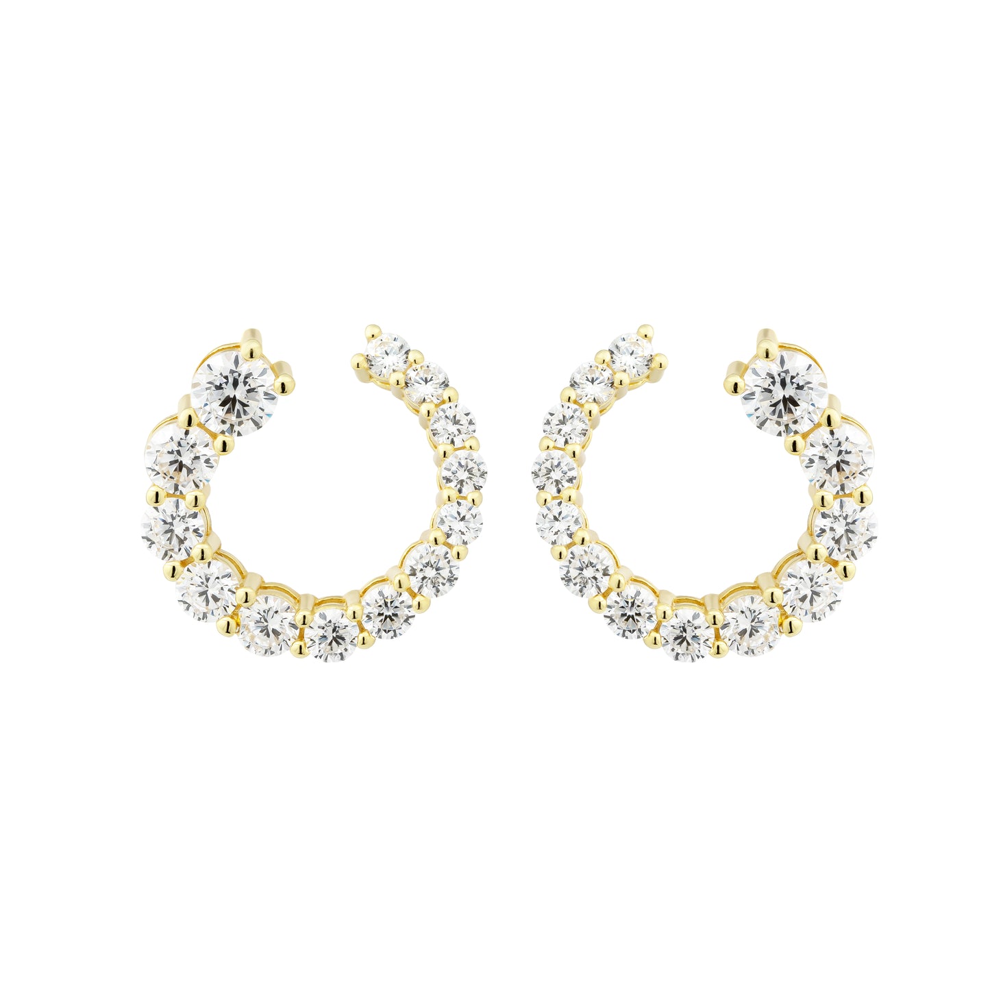 Open Circle Earrings