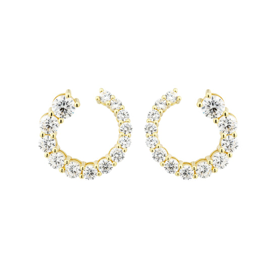 Open Circle Earrings