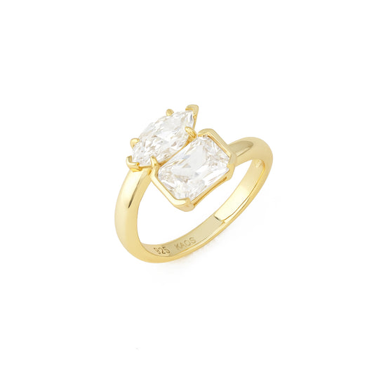 The Perfect Pair Ring (adjustable)