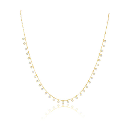 Mini Bezel Adjustable Necklace