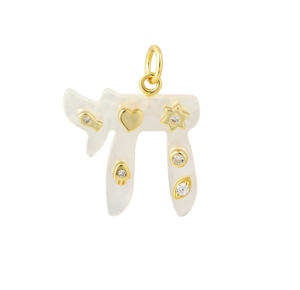 Mother Of Pearl Chai Charm