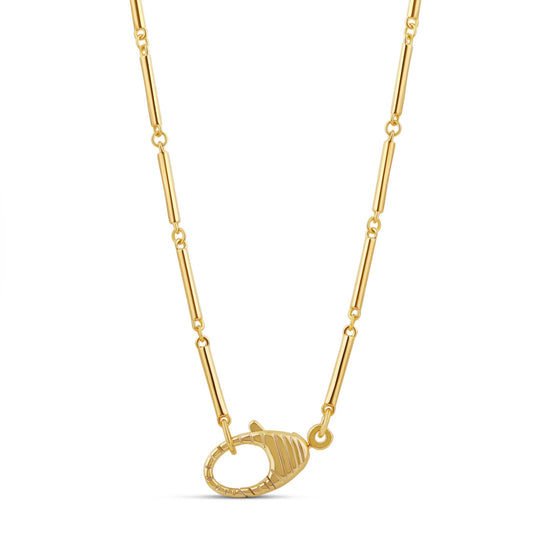 Lobster Clasp Bar Chain Necklace