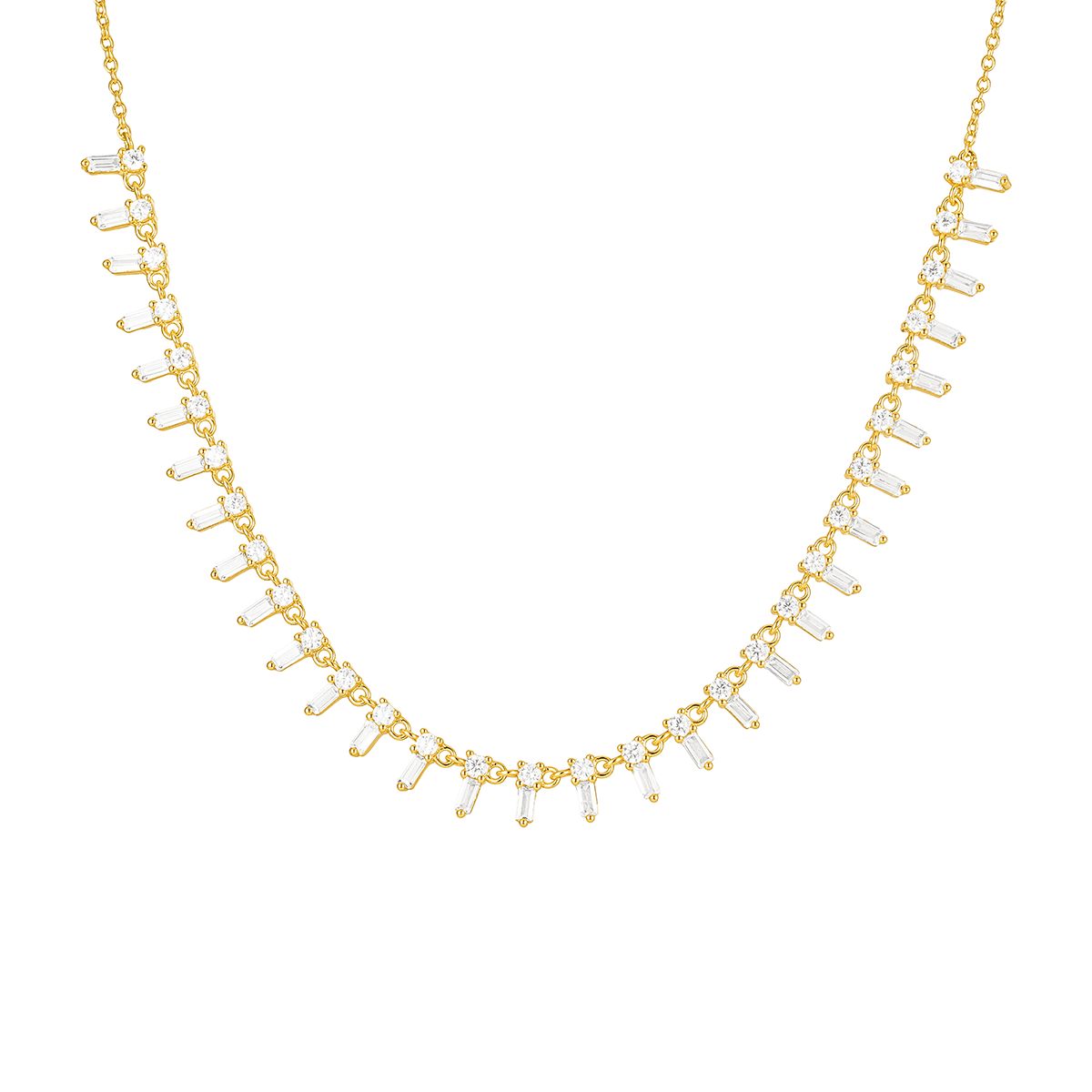 Baguette Necklace
