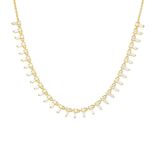 Baguette Necklace