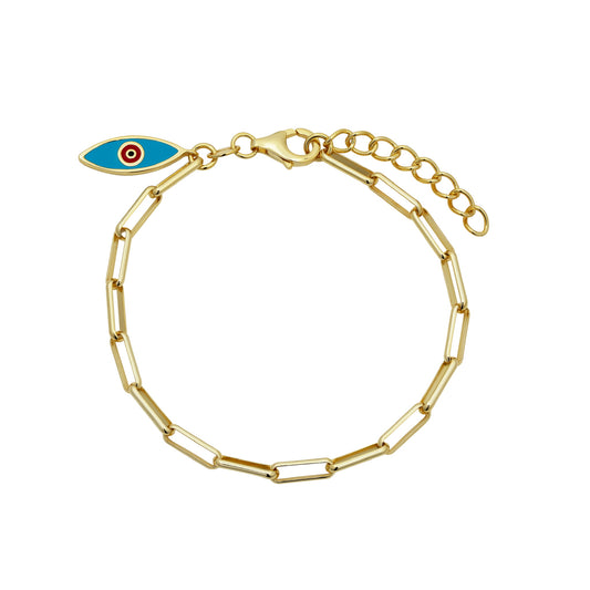Paper Clip Evil Bracelet