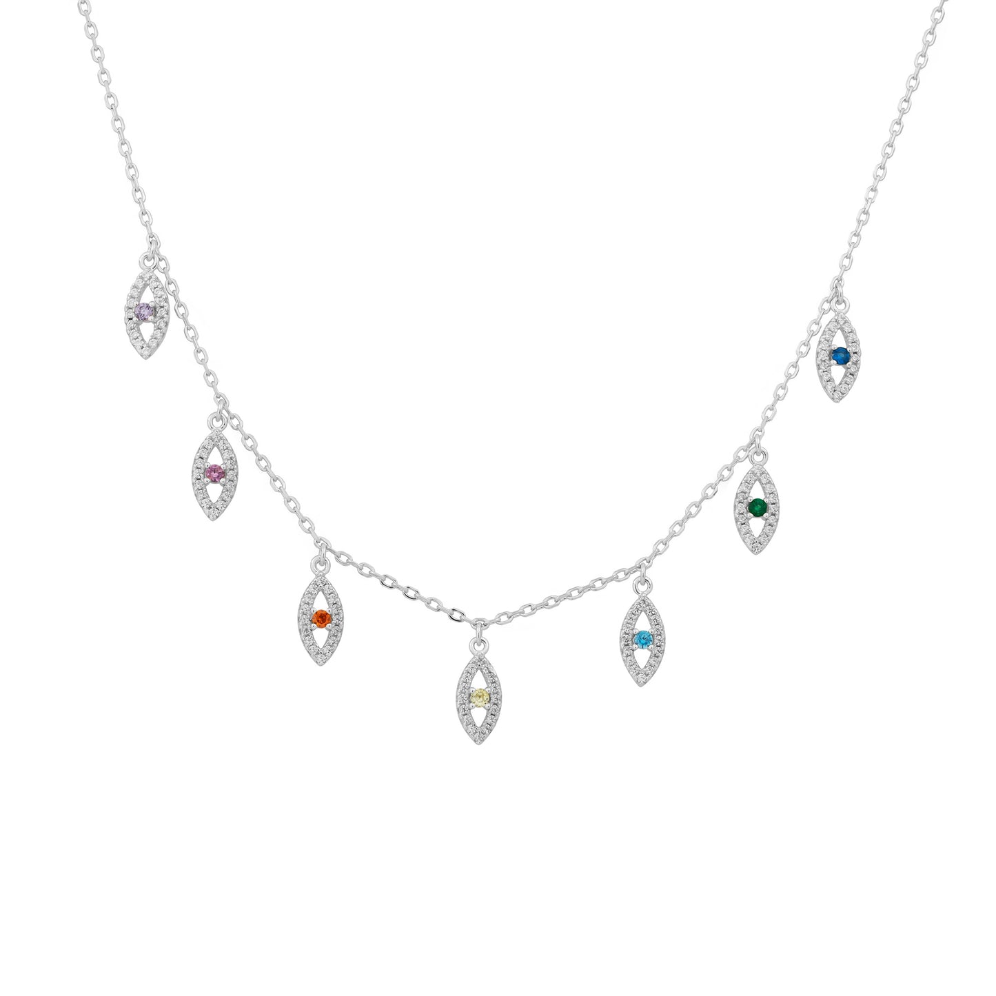 Rainbow Eye Choker
