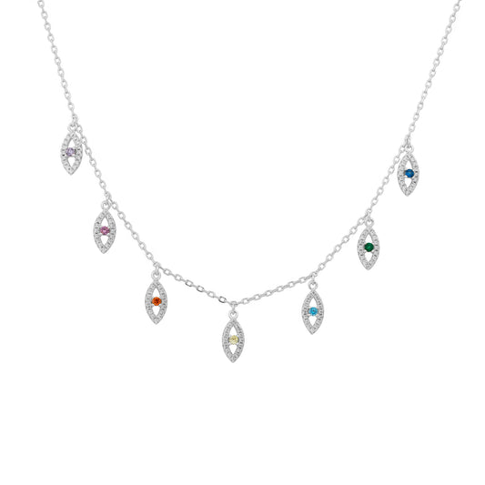 Rainbow Eye Choker