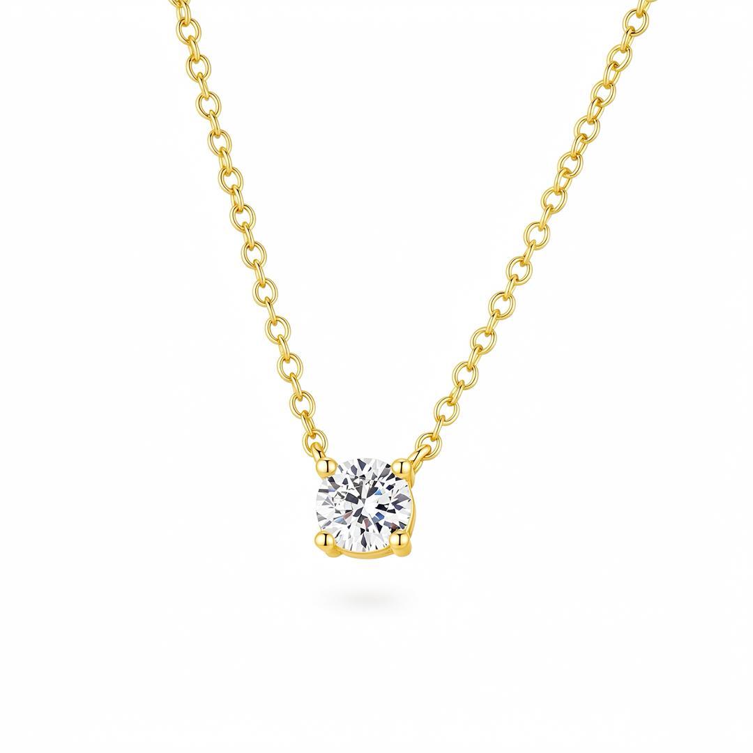 Perfect Solitaire Necklace