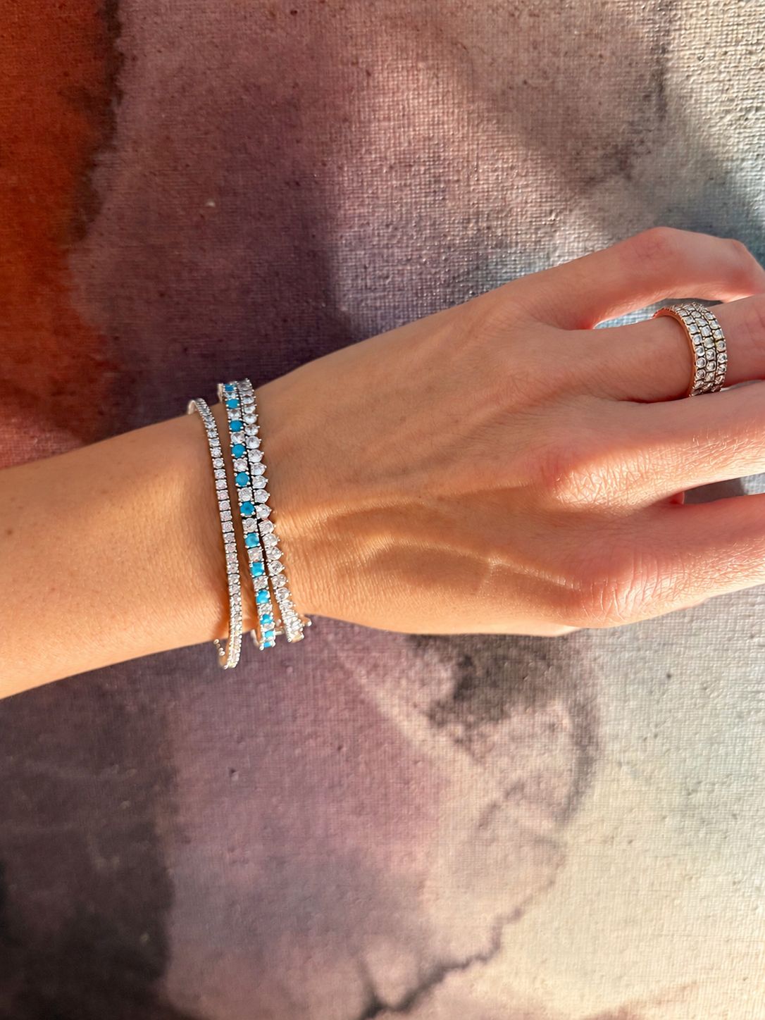 3-Prong Tennis Bracelet