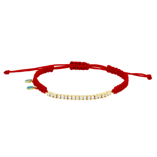 Tennis Red String Bracelet