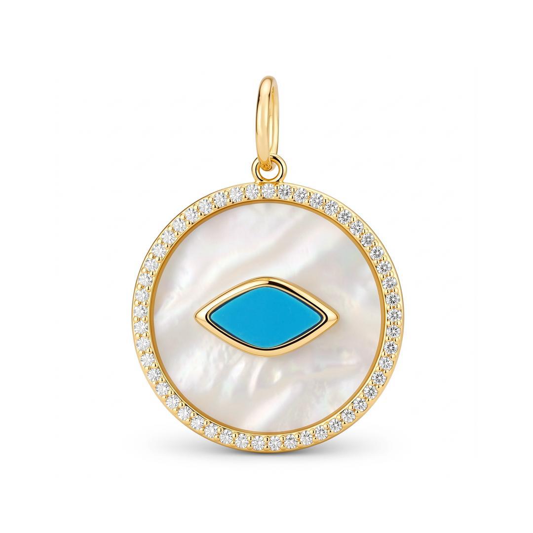 Stone Evil Eye Charm