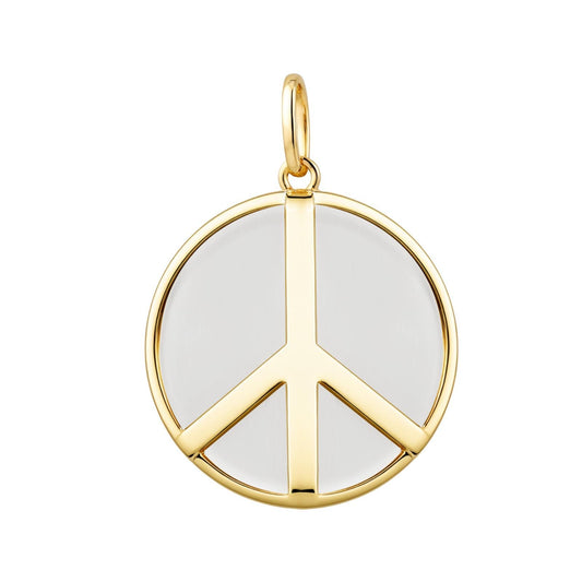 Clear Peace Charm