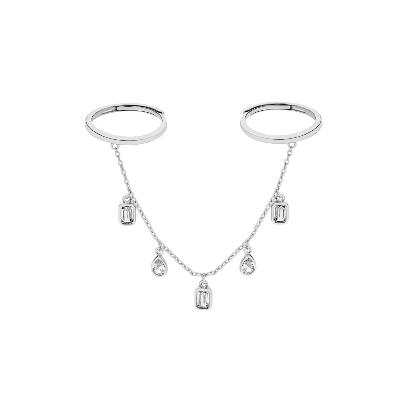 Mix Drops Double Chain Ring
