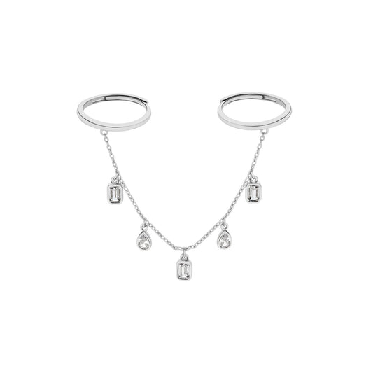 Mix Drops Double Chain Ring