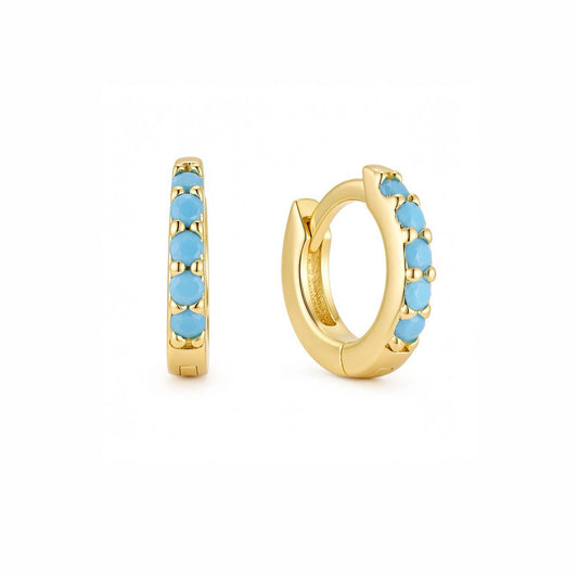 Mini-Mini Turquoise Huggies